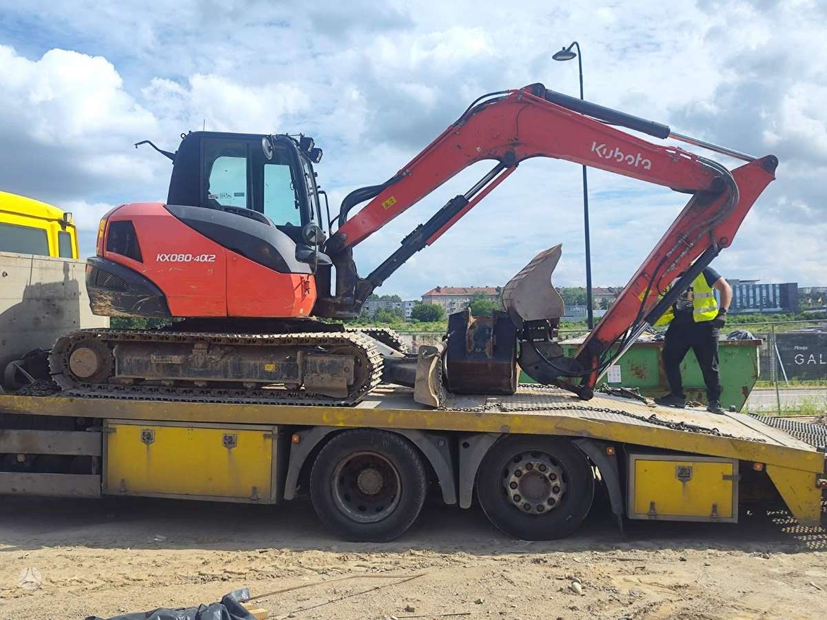 Kubota KX080-4@2, экскаваторы