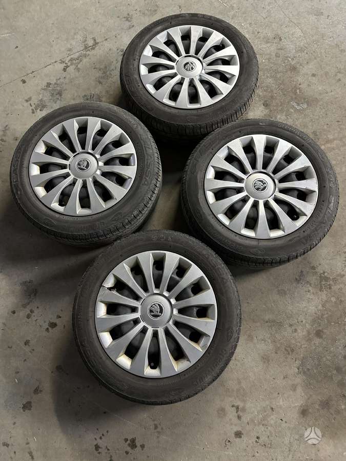 Skoda, стальные штампованные диски, R15