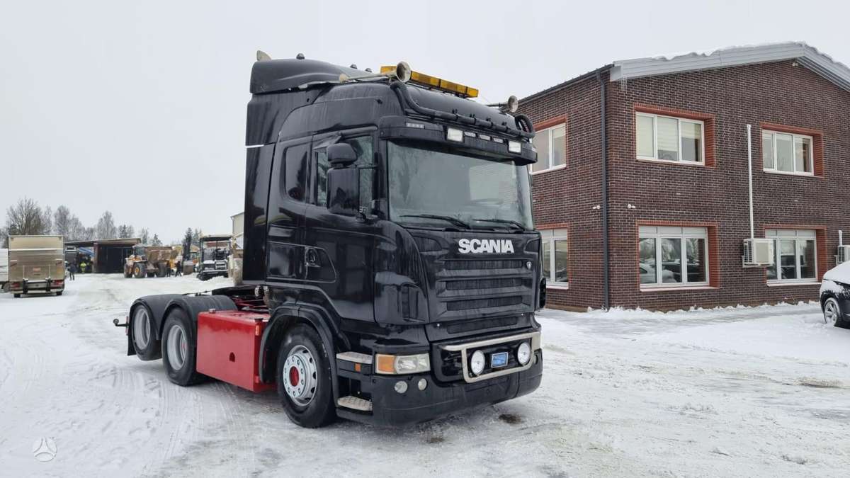 Scania R580 V8, double sleeper