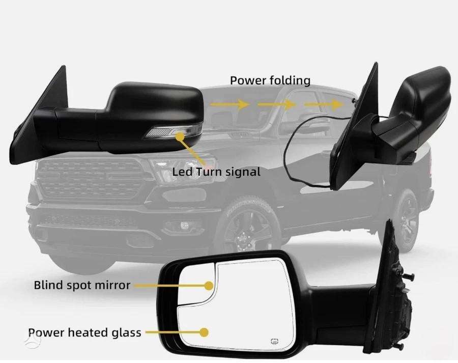 Dodge Ram mirrors