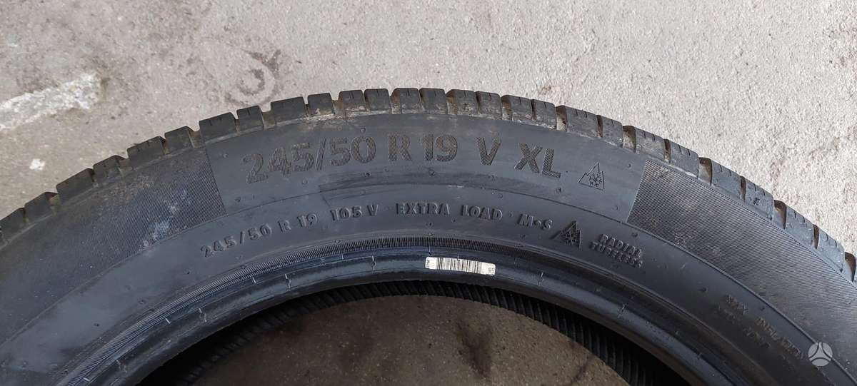 Continental, зимние 245/50 R19