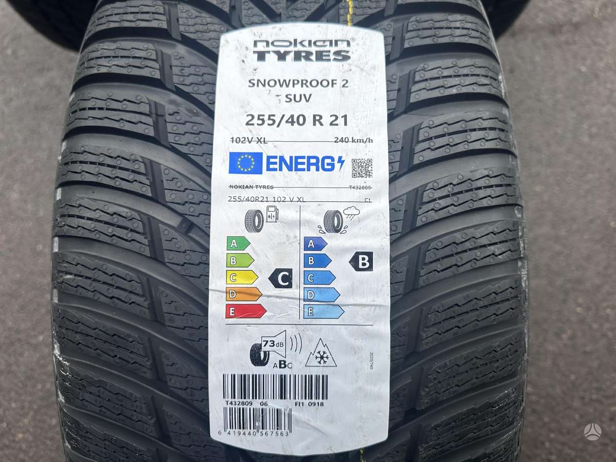 Nokian Snowproof2, всесезонные 255/40 R21