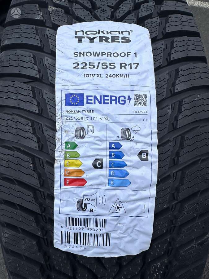Nokian Snowproof 1, всесезонные 225/55 R17