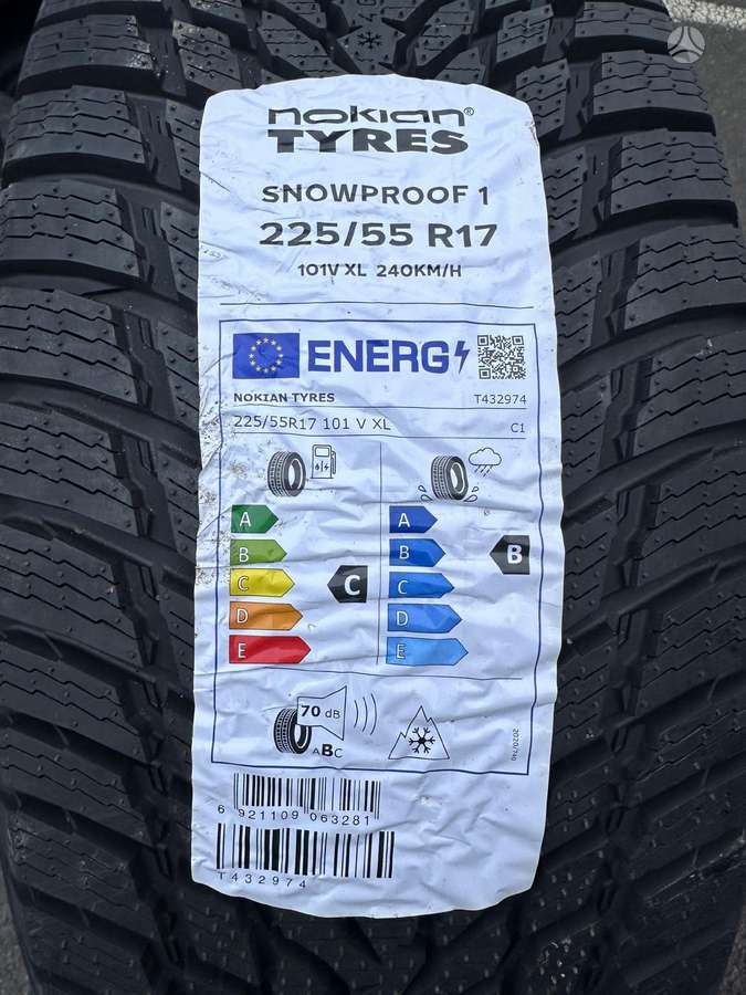 Nokian Snowproof 1, winter 225/55 R17