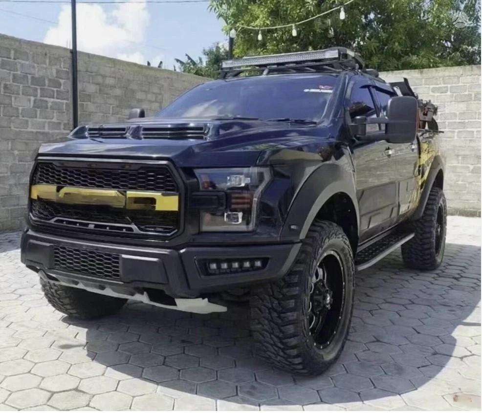 Ford F-150 hood (front, rear)
