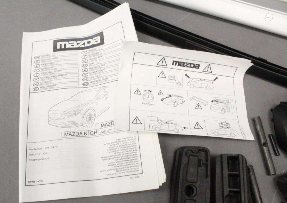 Mazda 6 bumpers, roof rack
