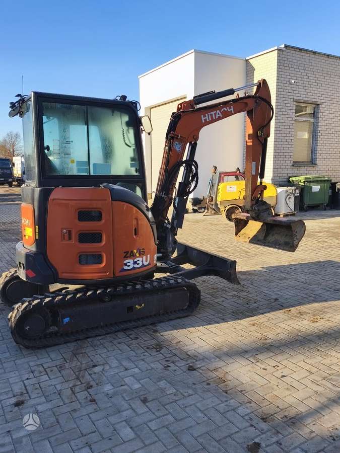 Hitachi ZX33U-6 CLR, мини-экскаваторы