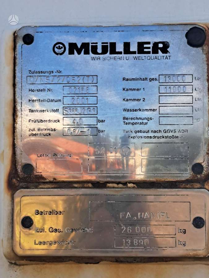 MAN 26.310, автоцистерны