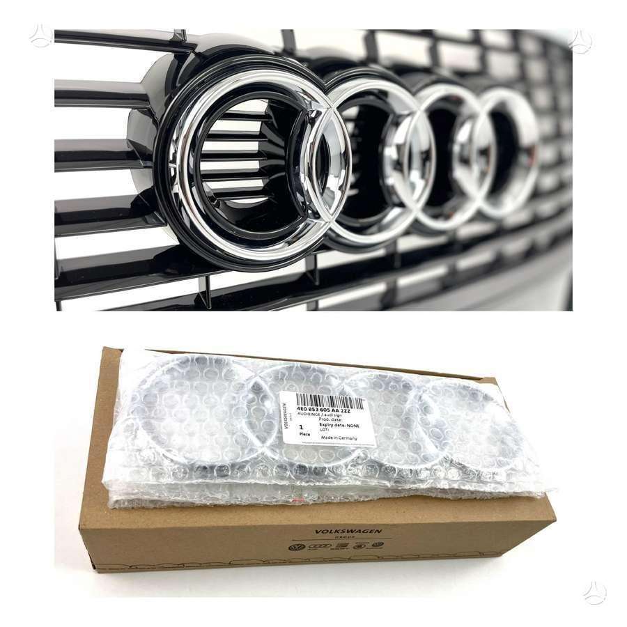Audi A6 Complete audi a6 c6 front bumper grille komplektinės centrinės