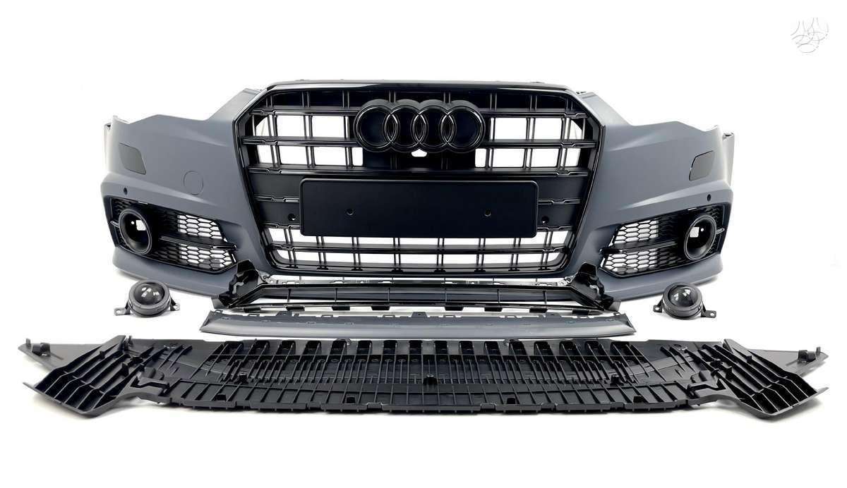 Audi A6, S-line competition, Audi a6 c7 facelift complete front bumper modelis s line compe