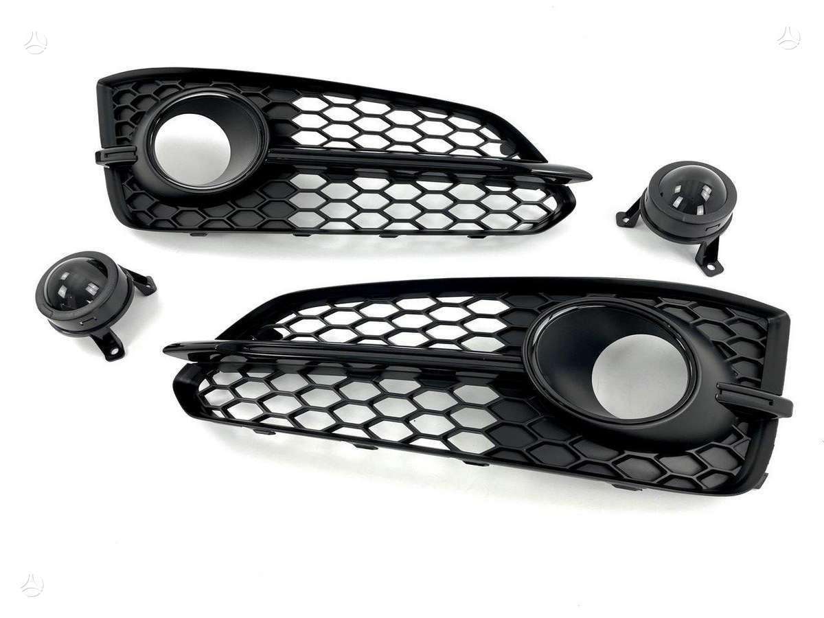 Audi A8, Shadow line, Complete audi s8 d4 facelift shadow line front bumper grille