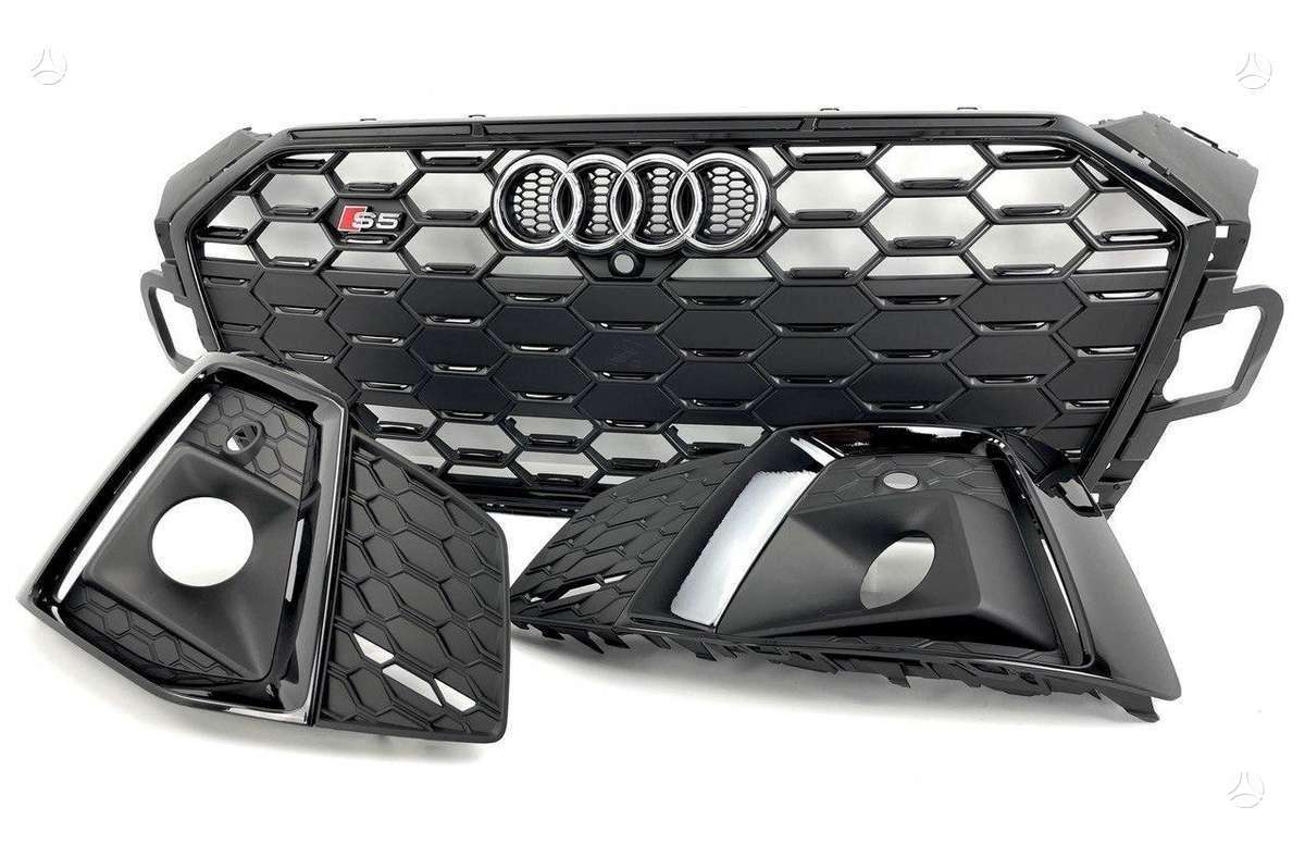 Audi S5, S5, Audi s5 8w6 facelift black edition front complete bumper kompl