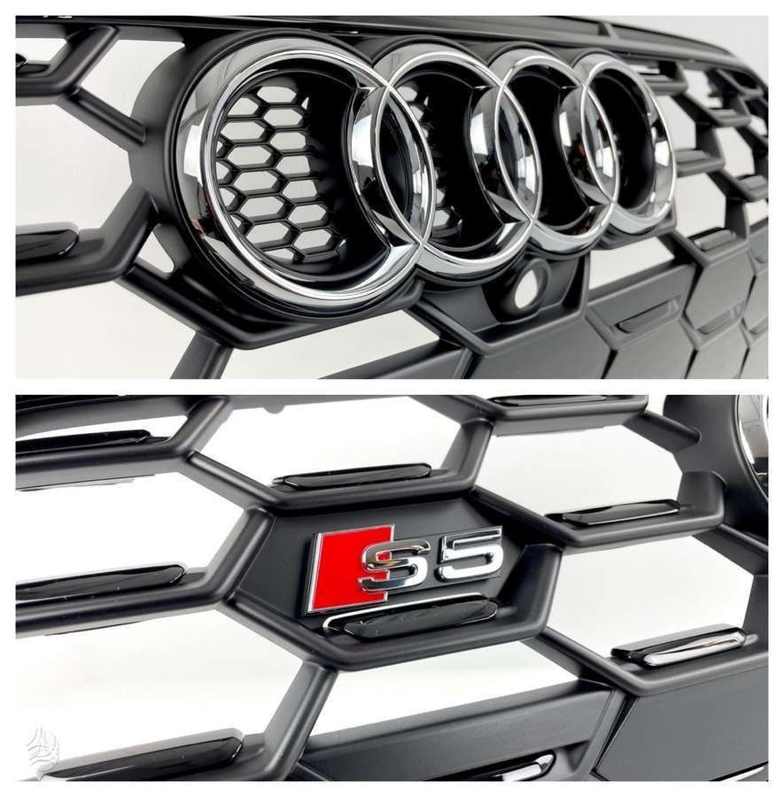 Audi S5, S5, Audi s5 8w6 facelift black edition front complete bumper kompl