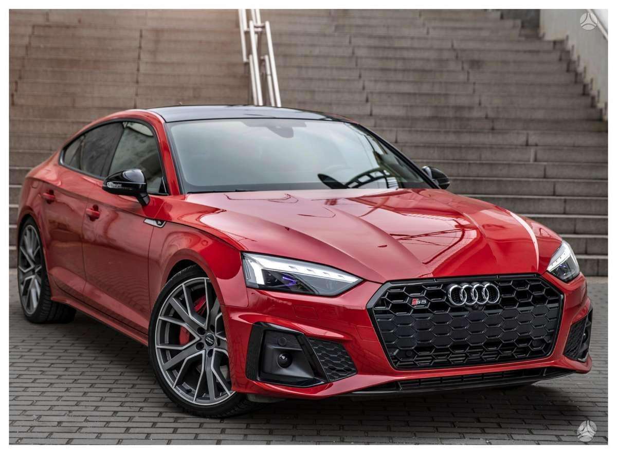 Audi S5, S5, Audi s5 8w6 facelift black edition front complete bumper kompl