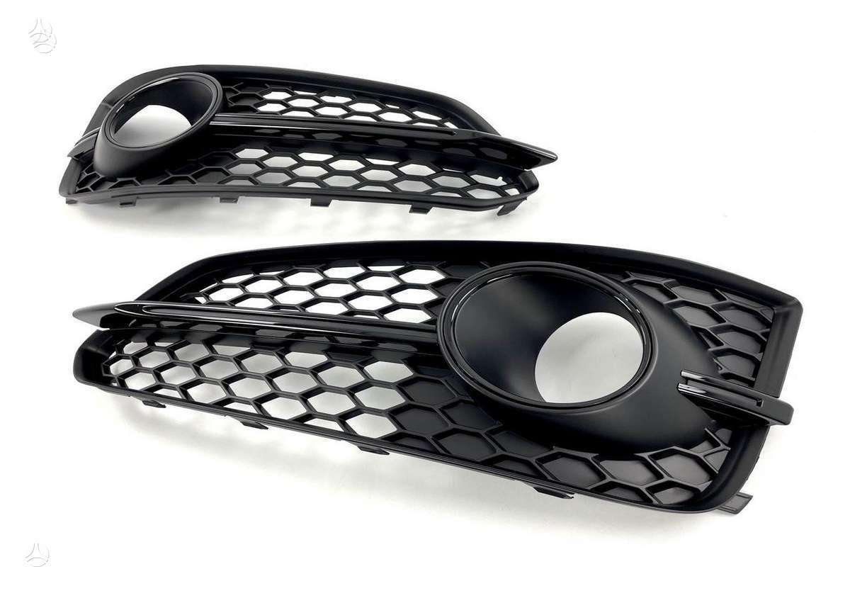 Audi S8, Shadow line, Complete audi s8 d4 facelift shadow line front bumper grille s