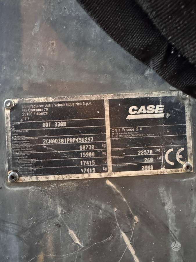 Case 330B, самосвалы