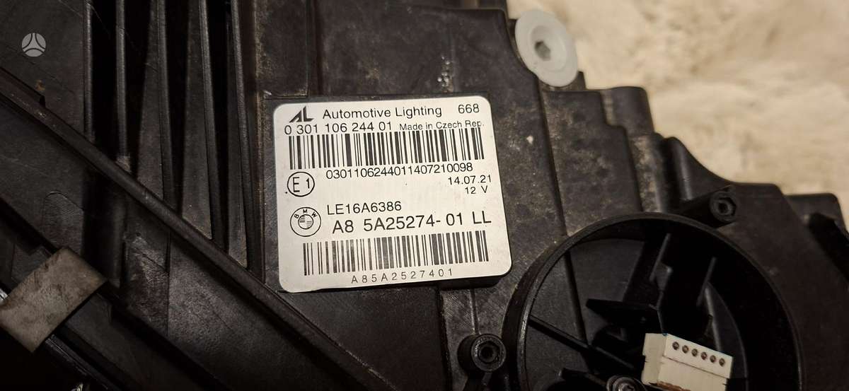 BMW 3 serija žibintai