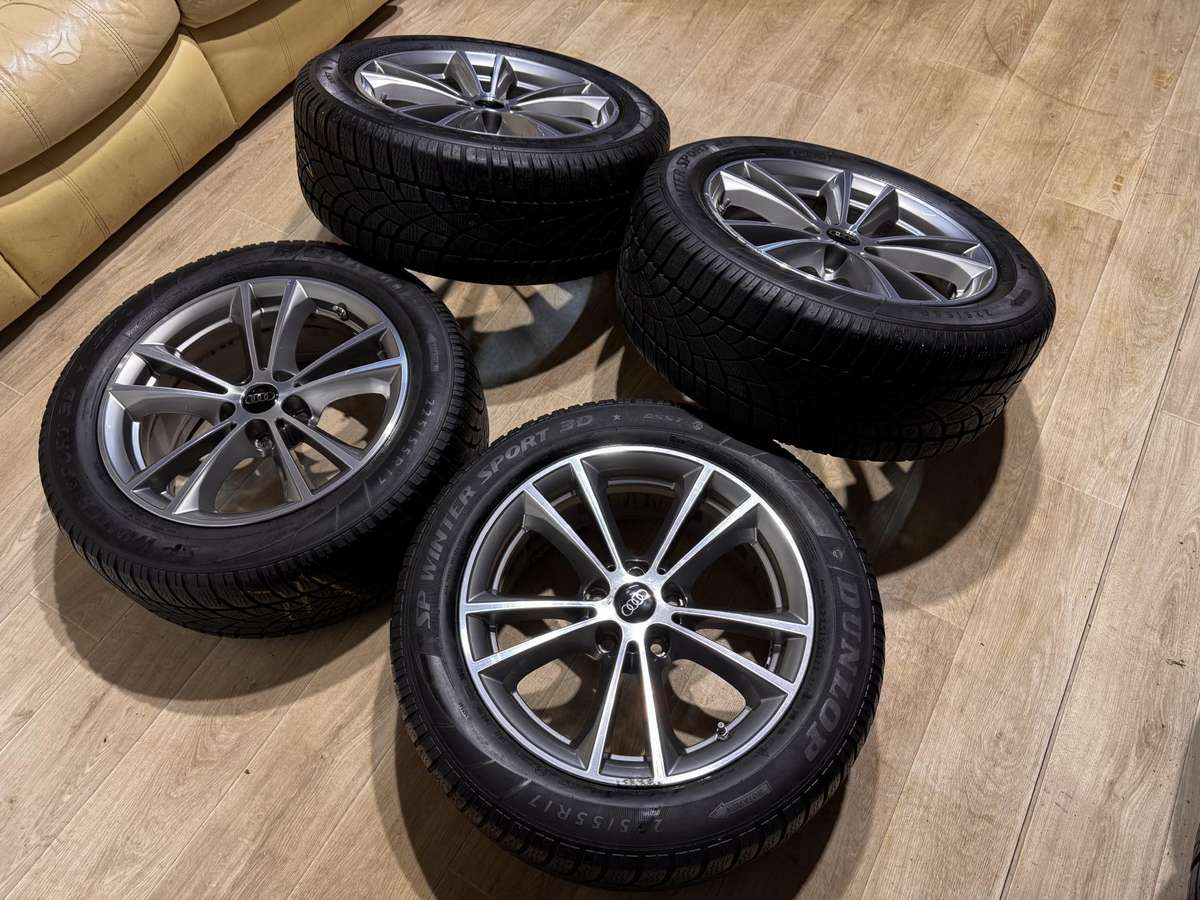 Audi A5 A6 su M+S padangomis, light alloy, R17