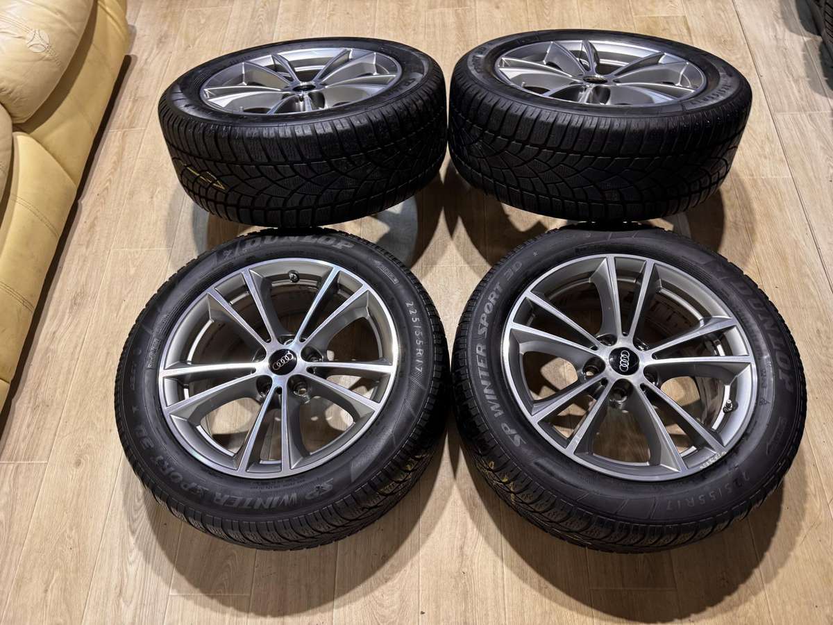Audi A5 A6 su M+S padangomis, light alloy, R17