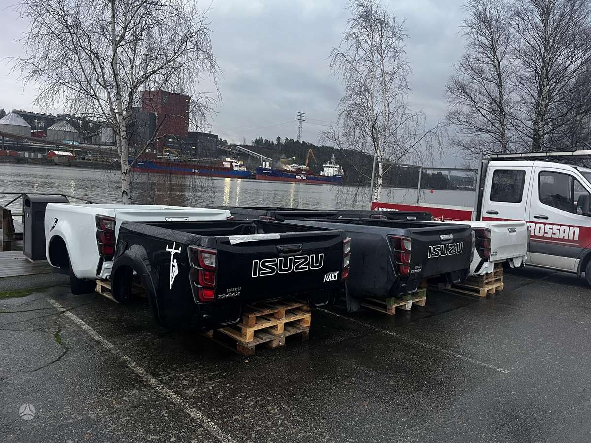 Isuzu D-Max, Krovinis skyrius, hood (front, rear)