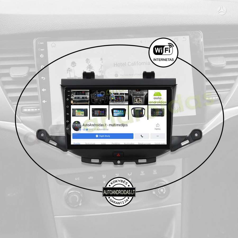 Opel OPEL ASTRA K 2015-20 Android multimedia Carplay AndroidAuto, multimedia and navigation