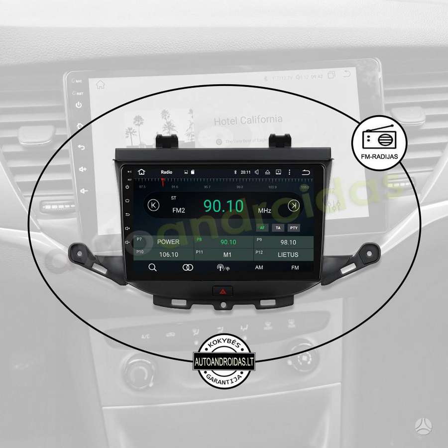 Opel OPEL ASTRA K 2015-20 Android multimedia Carplay AndroidAuto, multimedia and navigation