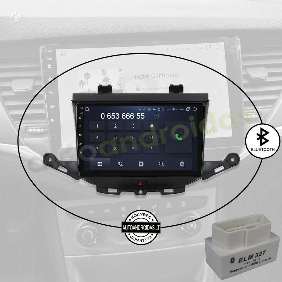 Opel OPEL ASTRA K 2015-20 Android multimedia Carplay AndroidAuto, multimedia and navigation