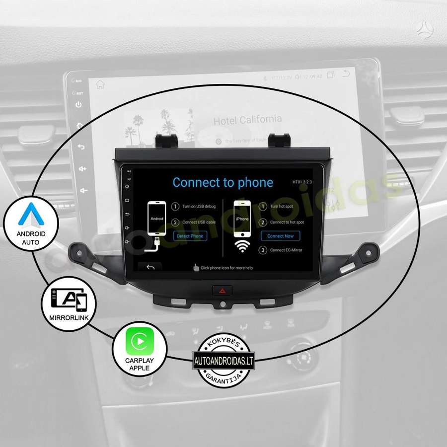 Opel OPEL ASTRA K 2015-20 Android multimedia Carplay AndroidAuto, multimedia and navigation