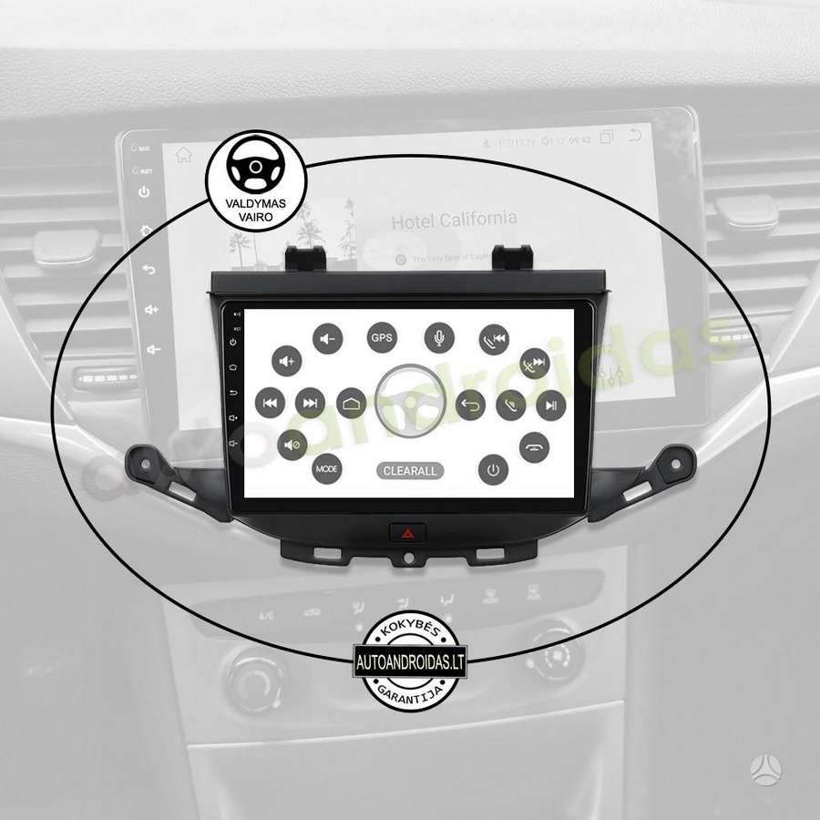 Opel OPEL ASTRA K 2015-20 Android multimedia Carplay AndroidAuto, multimedia and navigation