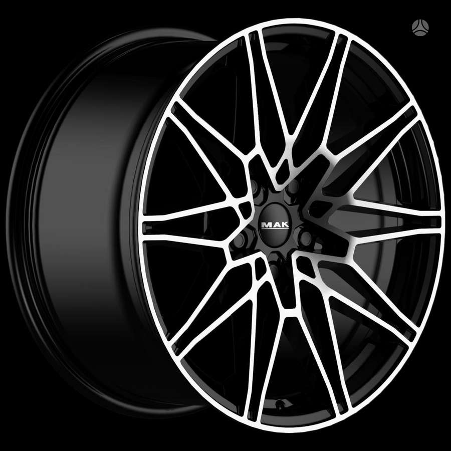MAK Koenig-D GLOSS BLACK, light alloy, R19