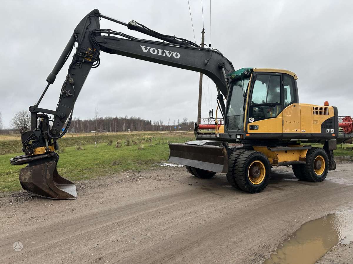 Volvo EW160C, ekskavatoriai