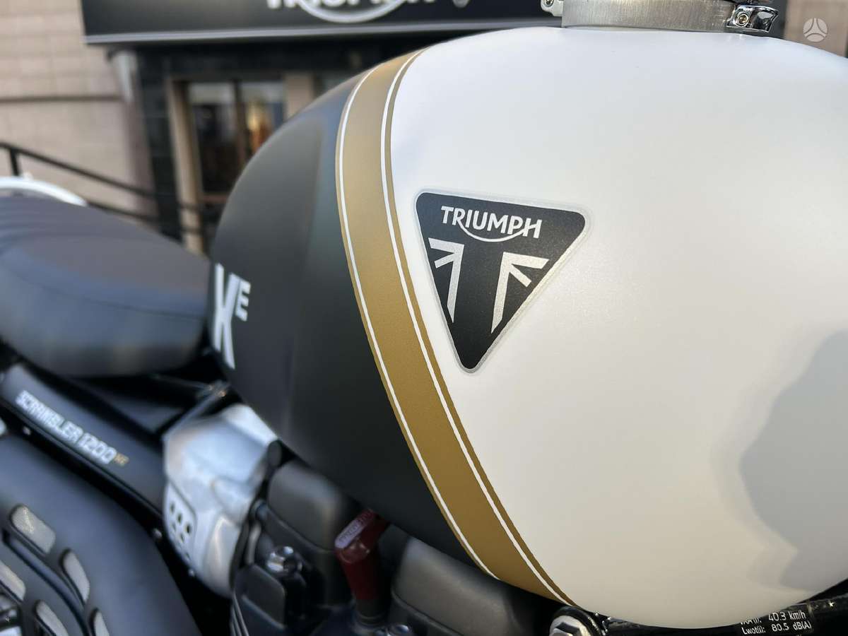 Triumph Scrambler 1200cc, street / classic