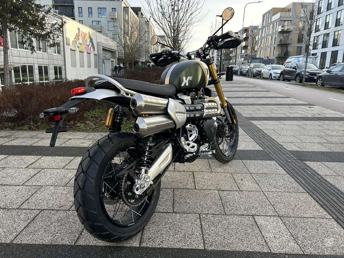 Triumph Scrambler 1200cc, street / classic