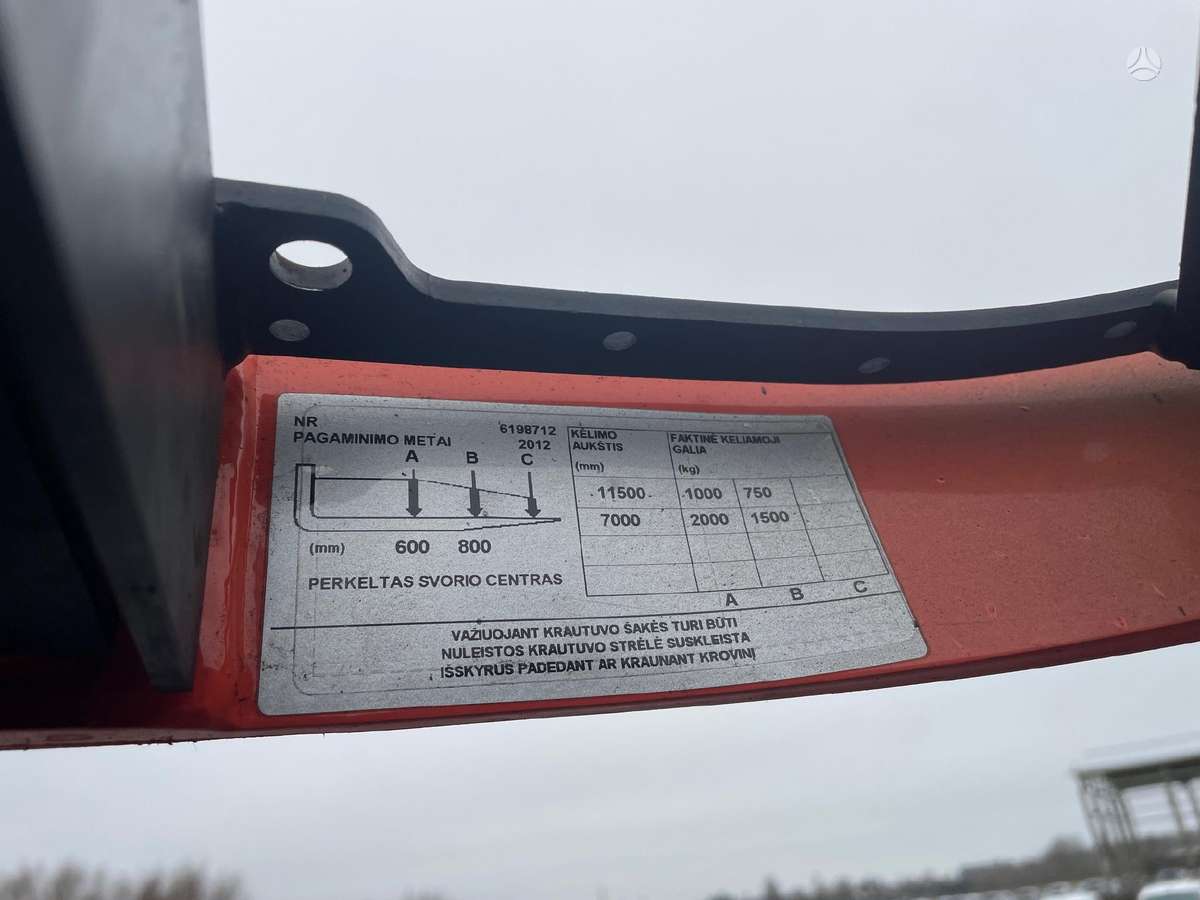 Toyota RRE200, forklifts