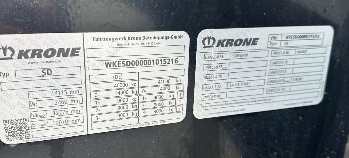 Krone ELTU50, контейнеровозы