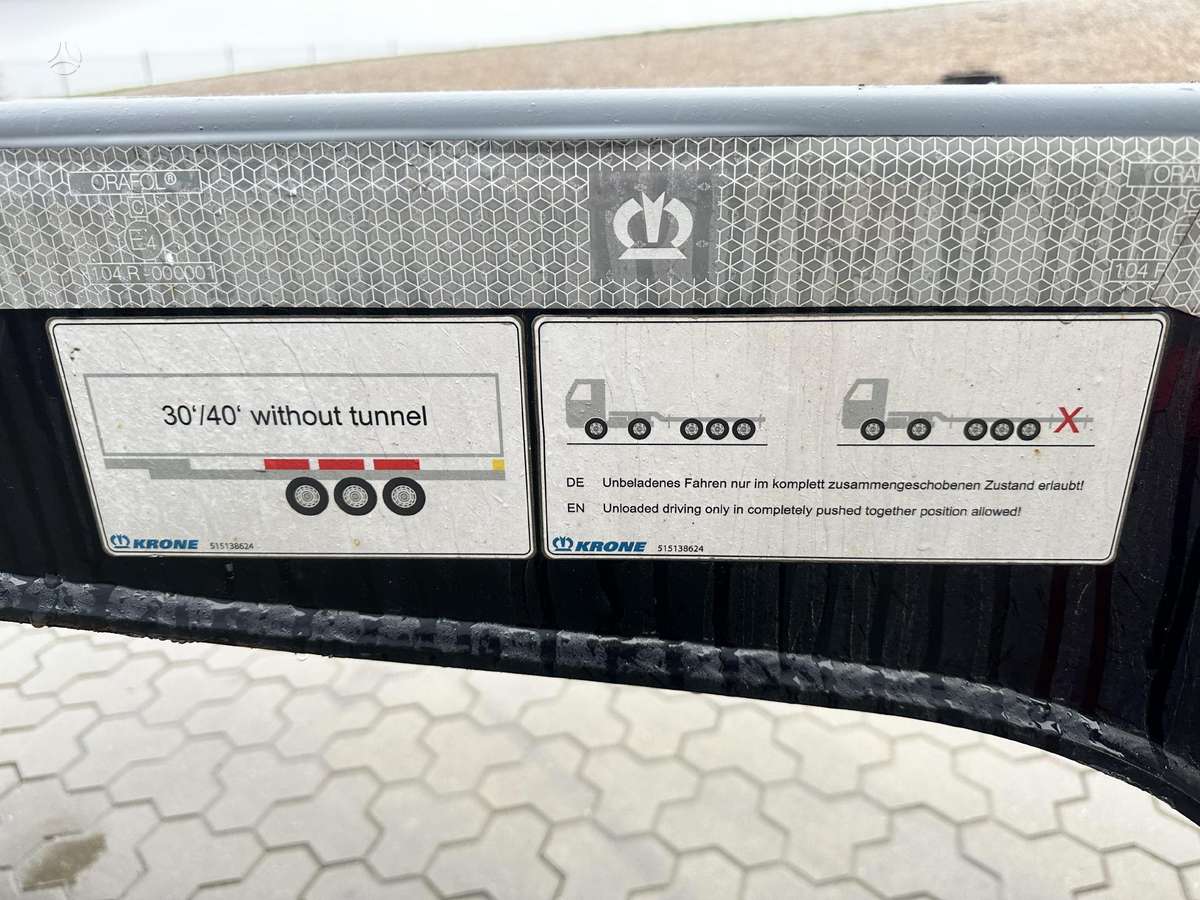 Krone SD C, konteinerių gabenimo