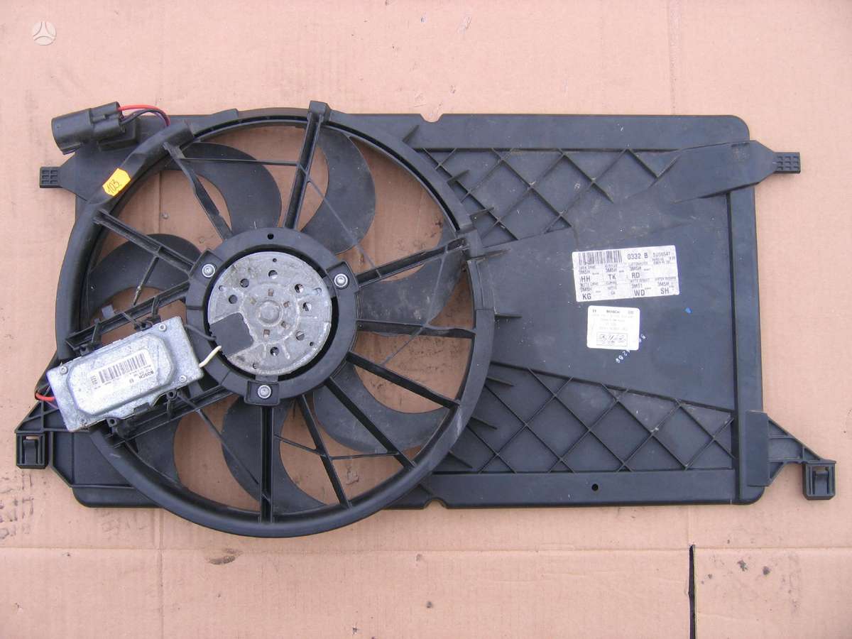 Mazda 3, 3M, radiatorius, vandens radiatorius, ventiliatorius