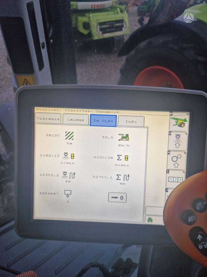 John Deere R 962 i, разбрызгиватели