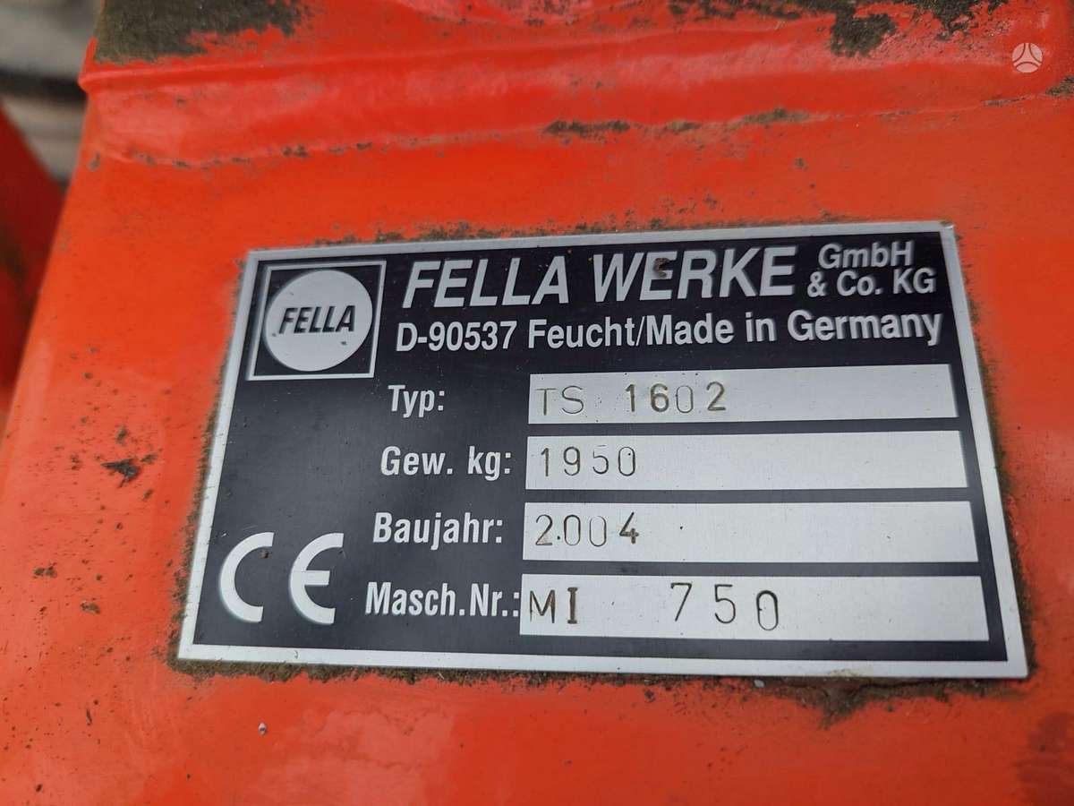 Fella TS 1602, rakes
