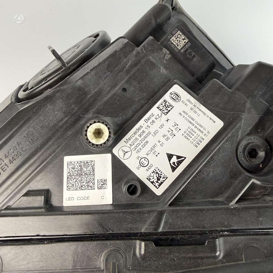 Mercedes-Benz C klasė lights