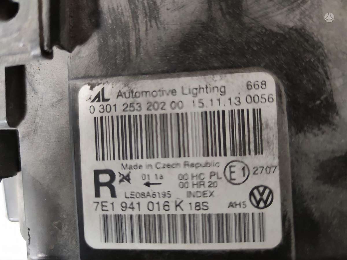 Volkswagen Multivan, 7E1941016K, lights