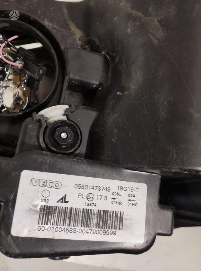 Iveco Daily, 05801473749 5801473750, lights