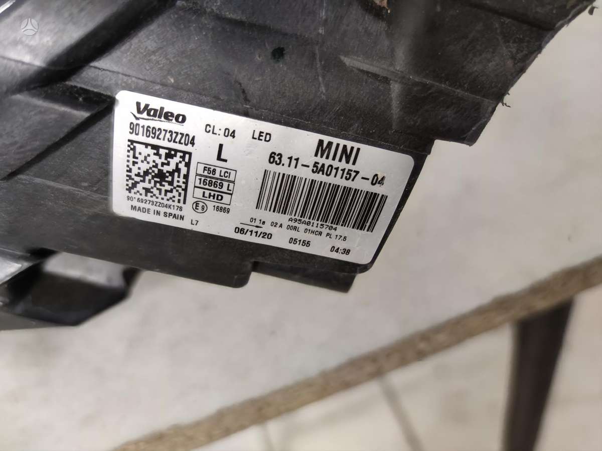 Mini Cooper, 63115A01157, фары
