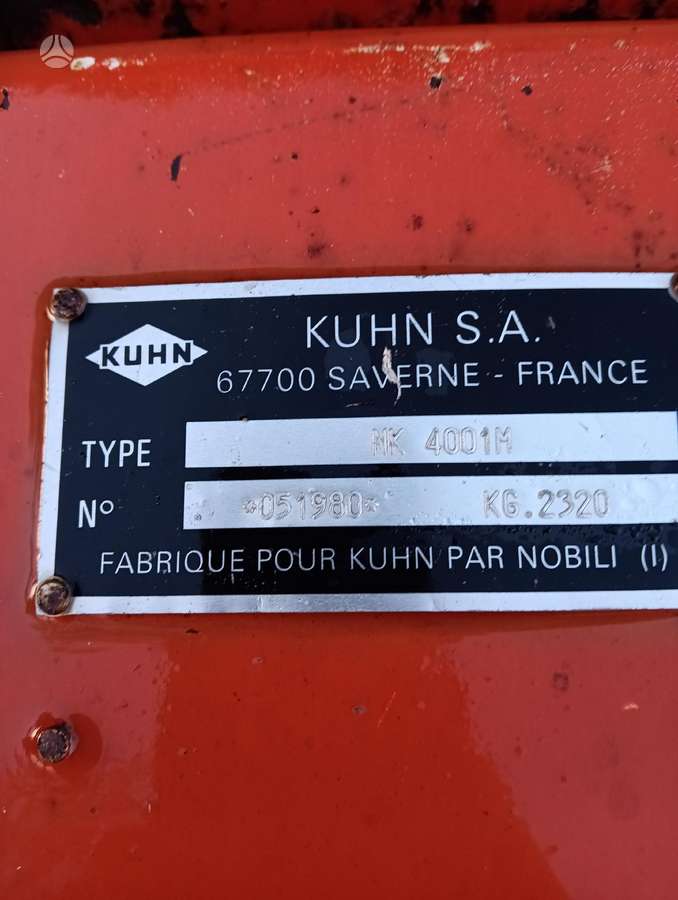 Kuhn NK4001M, hay mowers / conditioners