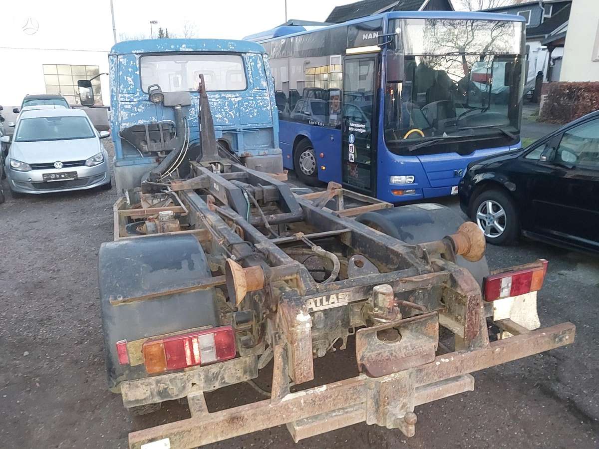 MAN 8150, самосвалы с прицепoм