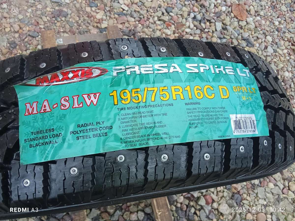 Maxxis, žieminės 195/75 R16