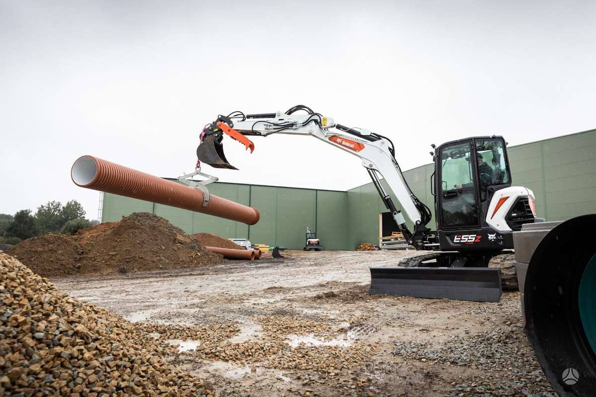 Bobcat E55z, mini ekskavatoriai