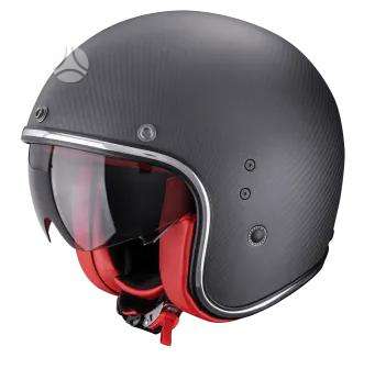 Scorpion BELFAST CARBON EVO moto šalmas, open-face