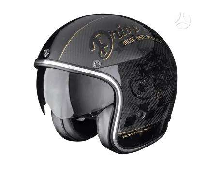 Scorpion BELFAST CARBON EVO moto šalmas, open-face