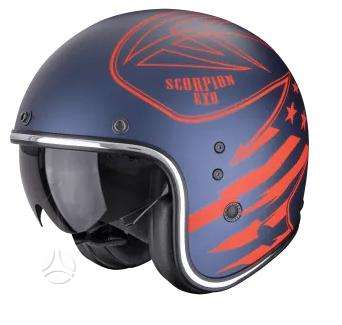 Scorpion BELFAST CARBON EVO moto šalmas, open-face
